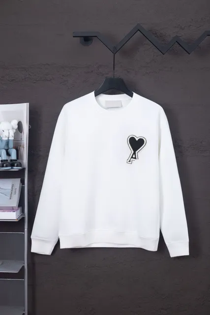 White and black 901 badge round neck thickened version