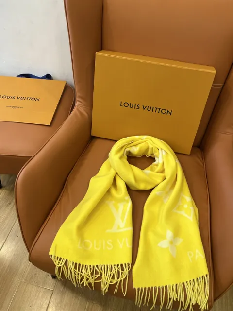 Louis Vuitton Monogram Shawl Yellow