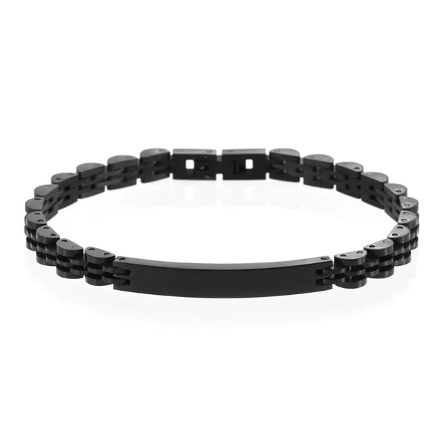 五珠黑色-宽6mm【21CM】