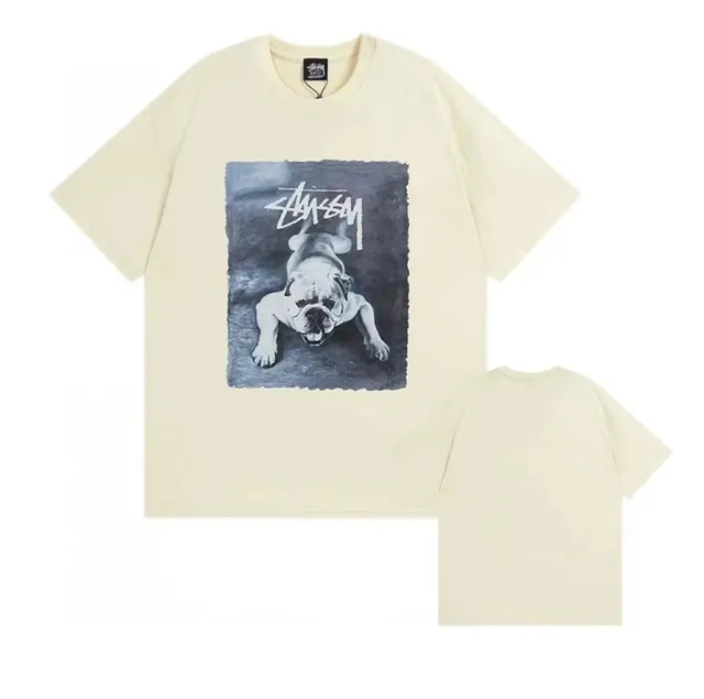 Stüssy Graphic Tee Bulldog Print