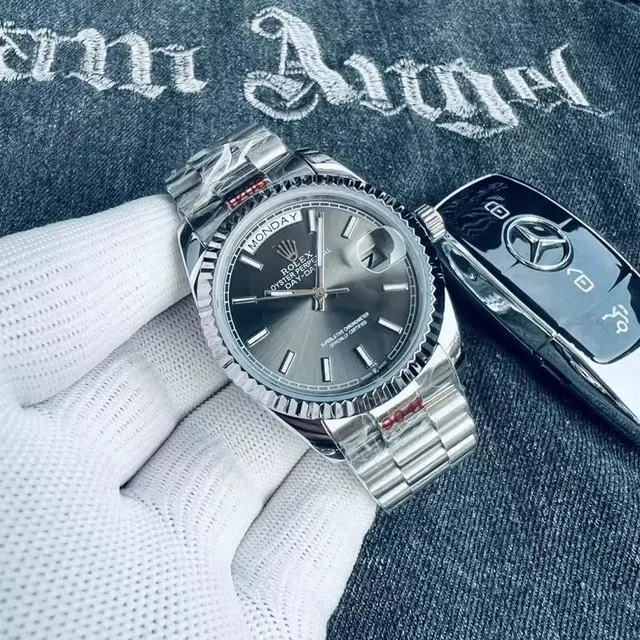银边·灰盘钢带 36MM【适用男女】