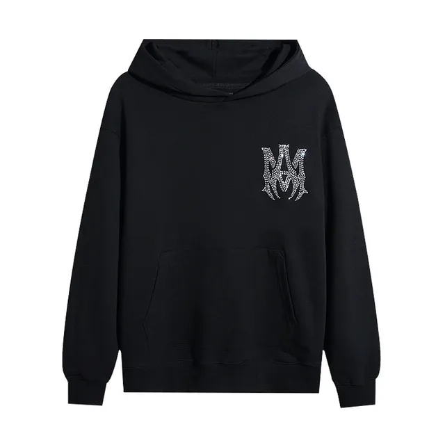 Marcelo Burlon Hooded Sweatshirt Crystal Logo