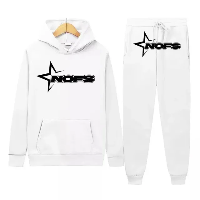 Corteiz Hoodie and Joggers Set Star Logo
