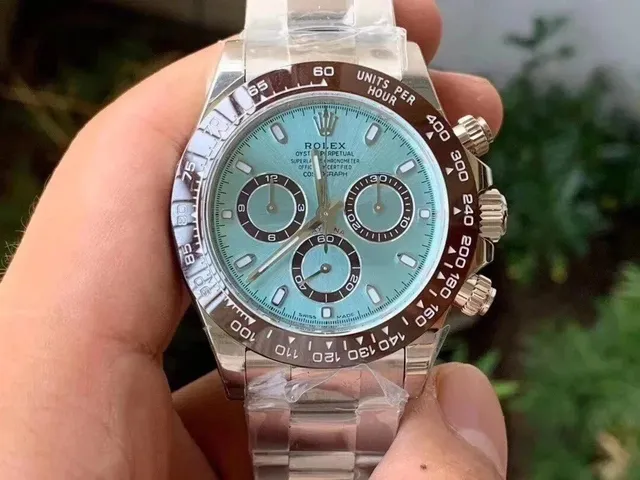 Rolex Oyster Perpetual Cosmograph Daytona Pepsi Bezel Tiffany Blue Dial