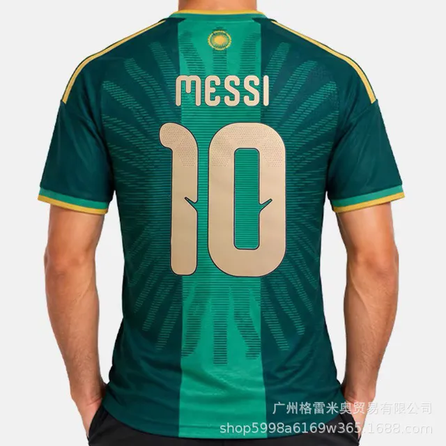 26-27 Argentina Green Commemorative Edition No. 10 Messi Retired Edition