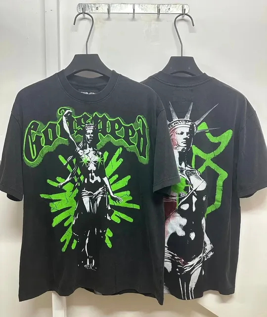 Corteiz Liberty Tee Statue of Liberty Graphic