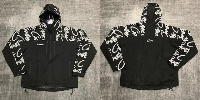 Corteiz Windbreaker Jacket Graffiti Print
