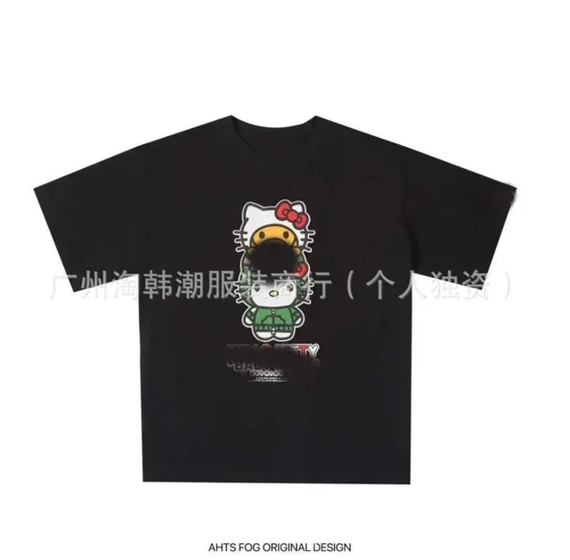 Chanel Graphic T-Shirt Hello Kitty Collaboration