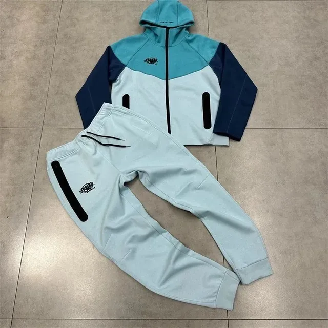 Nike Tech Fleece Hoodie and Joggers Color-Block