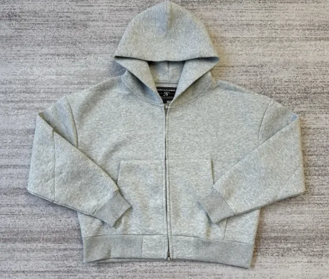 Alexander McQueen Zip-Up Hoodie Heather Grey