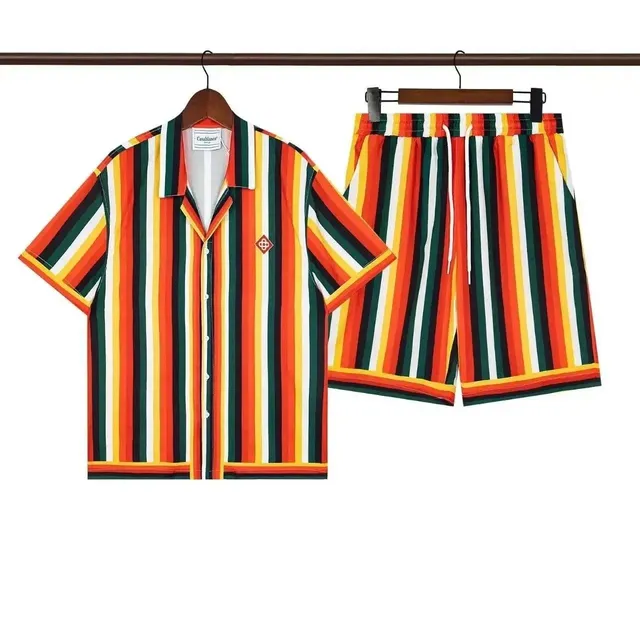 Casablanca Tennis Club Stripe Set Multi-Stripe