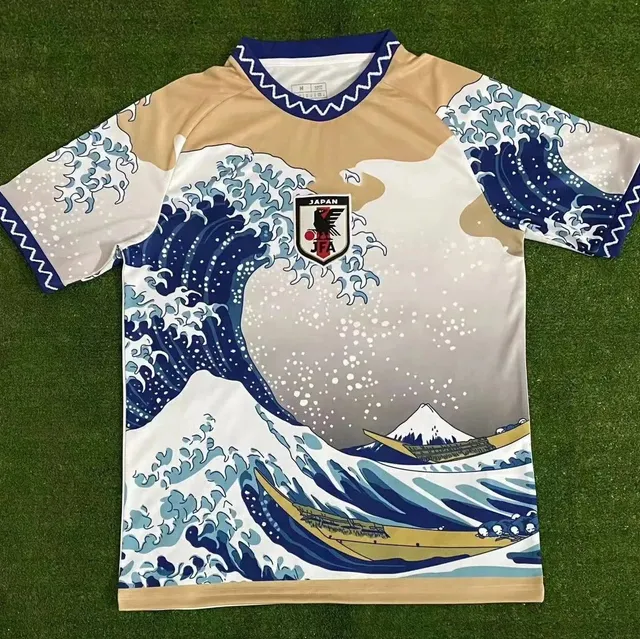 Japan National Team Jersey The Great Wave off Kanagawa Print