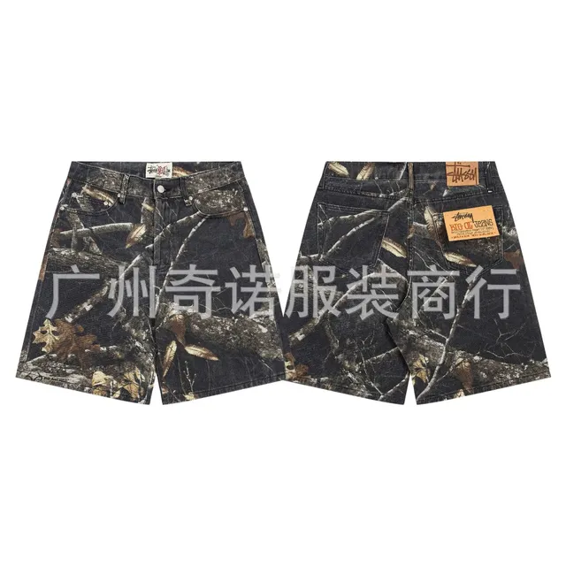 Stüssy × BAPE Big Ol' Jeans Shorts Realtree Camo
