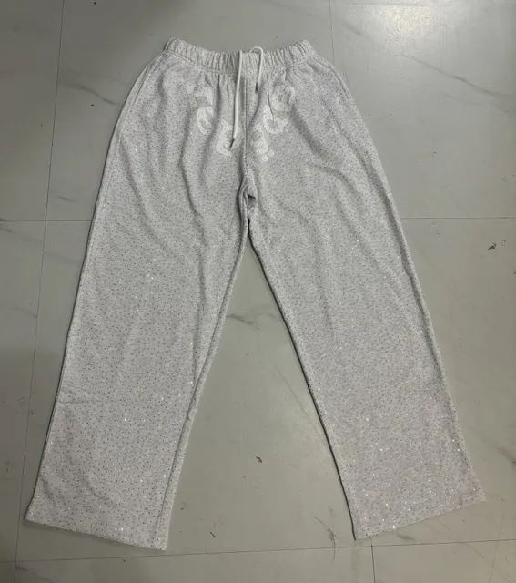Sweatpants Crystal-Embellished