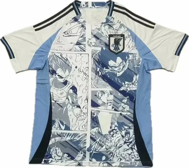 Adidas Japan National Team Jersey Dragon Ball Z Manga Print