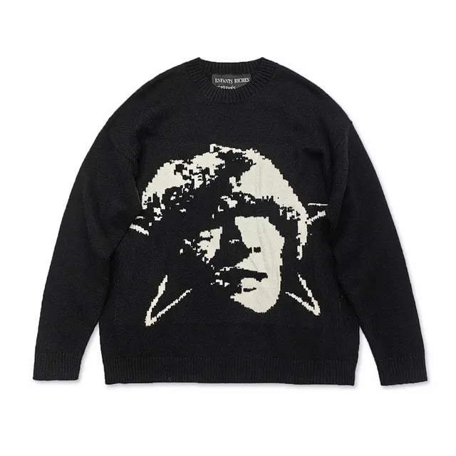 Enfants Riches Déprimés Knit Sweater Pixelated Portrait