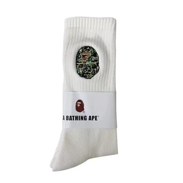 BAPE Camo Ape Head Sock Camouflage Ape Head Embroidery