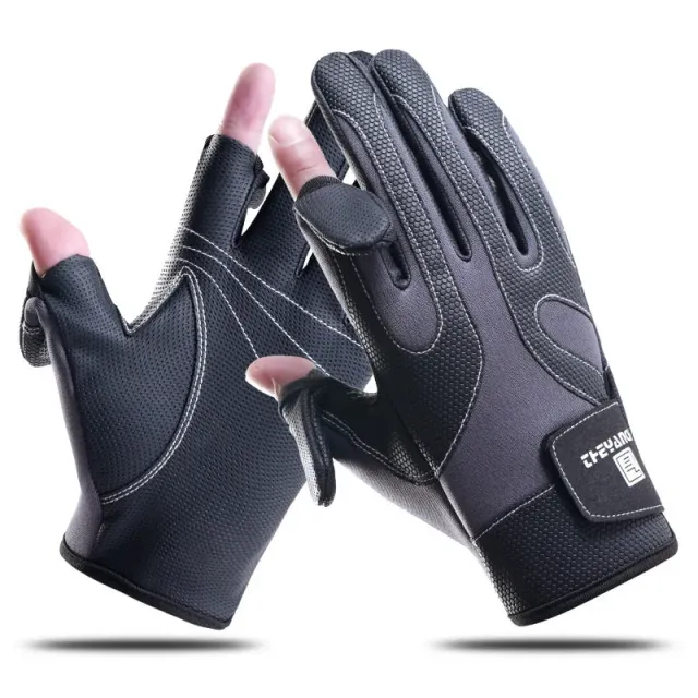 Fingerless Gloves Mesh Grip