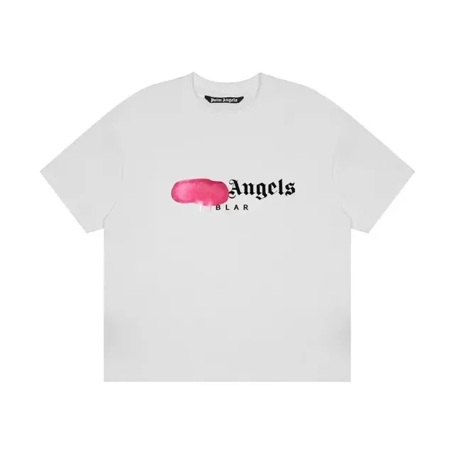 Palm Angels Graphic Tee Pink Ice Cream Print