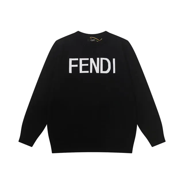 Fendi Logo Sweater White Logo