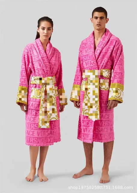 Versace Bathrobe Baroque Logo