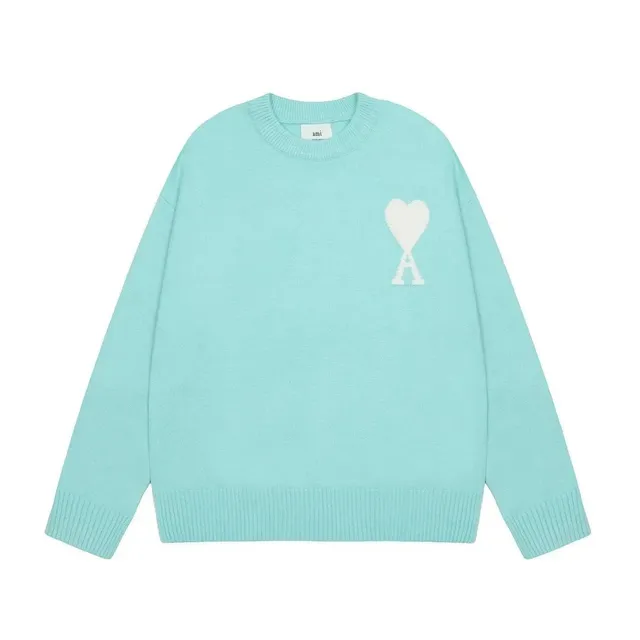 AMI Paris Knit Sweater Heart Logo