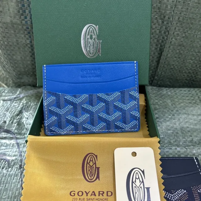 Goyard Card Holder Goyardine Canvas