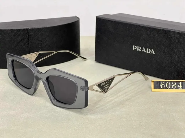 Prada Sunglasses Geometric Frame