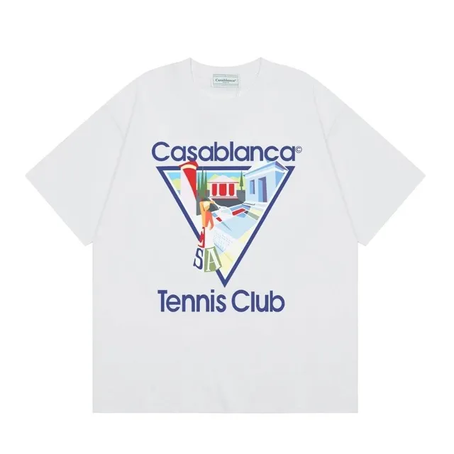 Casablanca Tennis Club Tee Graphic Print