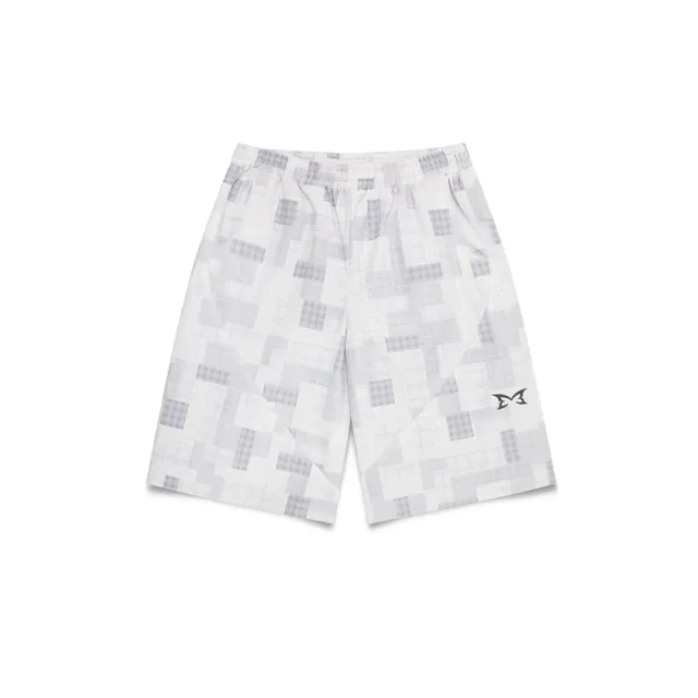 Sp5der Pixel Grid Shorts Checkered Pixel Print