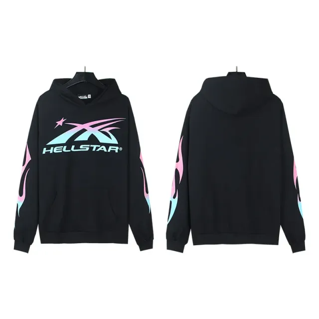 Hellstar Hoodie Flame Graphic