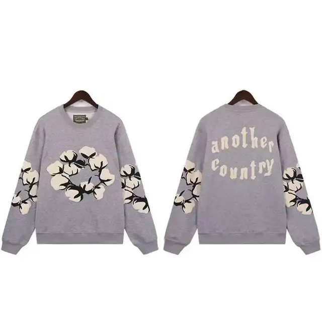 Denim Tears Cotton Flower Sweatshirt Cotton Print
