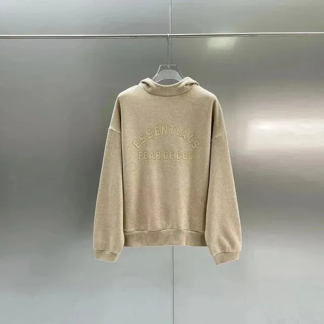 Fear of God Essentials Cropped Hoodie Essentials Arch Logo