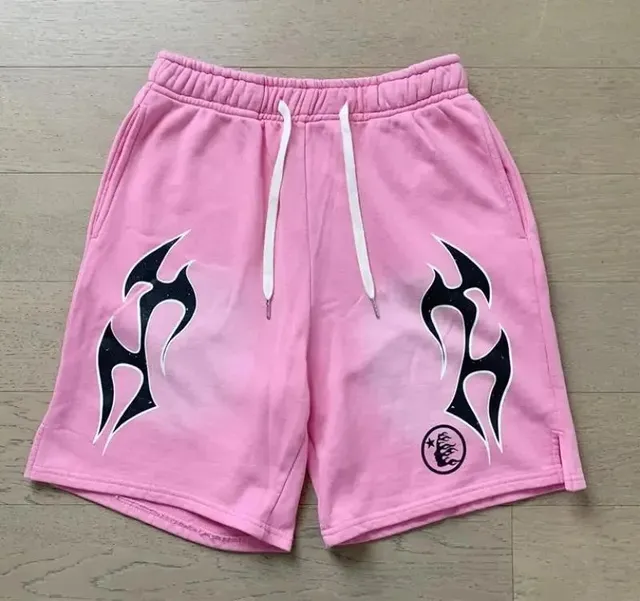 Hellstar Graphic Shorts Flame Print
