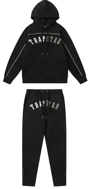 Corteiz Hoodie and Joggers Set TRAPSTAR Logo