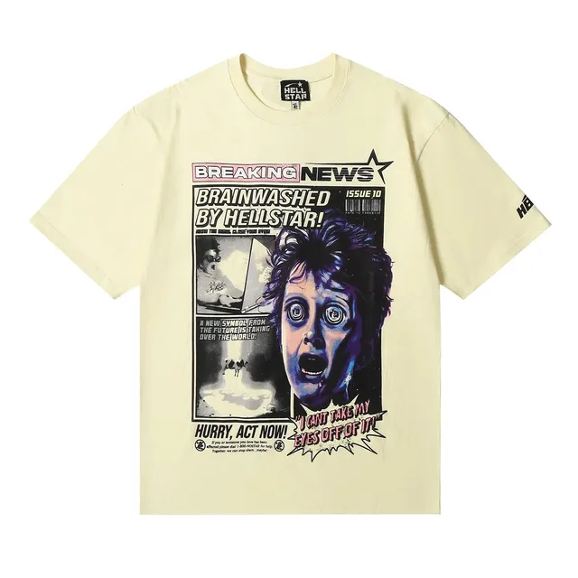 Hellstar Graphic Tee Breaking News Print