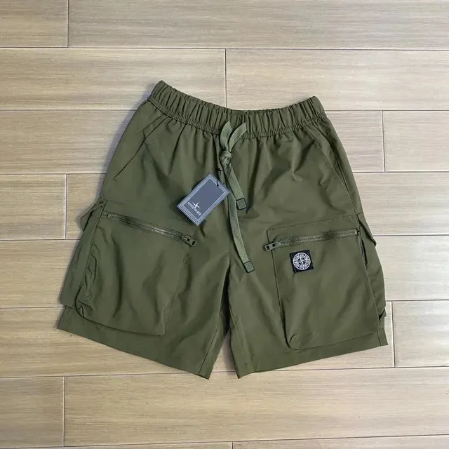 Stone Island Cargo Shorts Olive Green