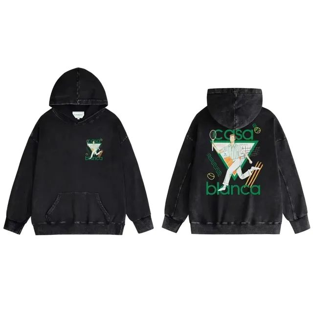 Casablanca Hoodie Tennis Club Graphic