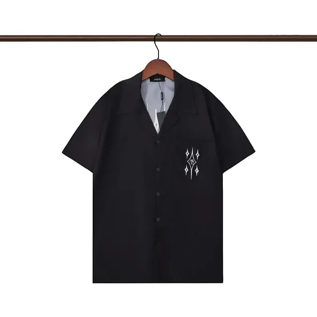 Amiri Short-Sleeve Shirt Embroidered Pocket