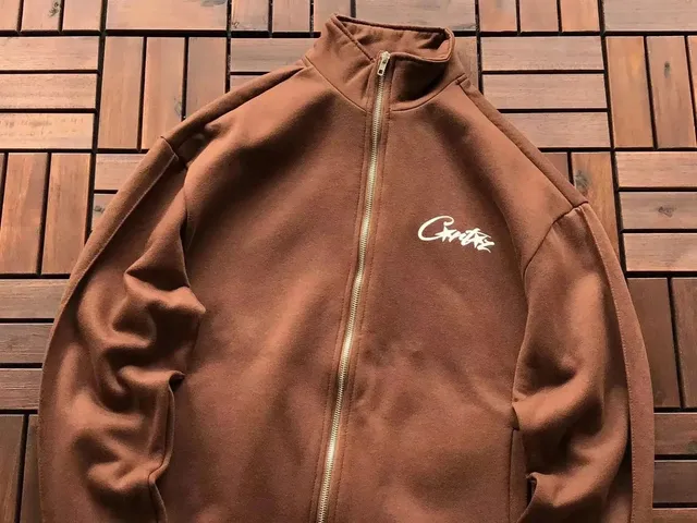 Corteiz Zip-Up Track Jacket Script Logo