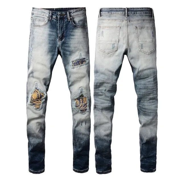 Levi's 501 Jeans Distressed Patchwork