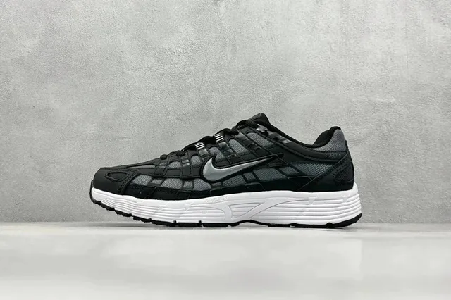 Nike P-6000 Black Metallic Silver