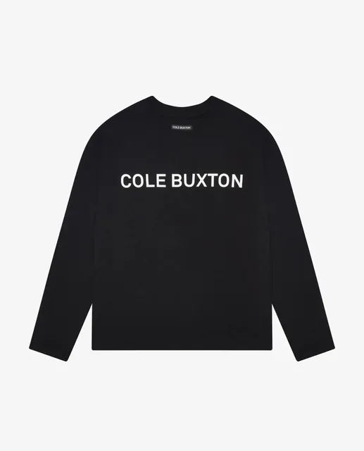Cole Buxton Long Sleeve Tee Logo Print