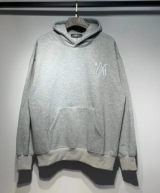 Amiri Hooded Sweatshirt Distressed Logo