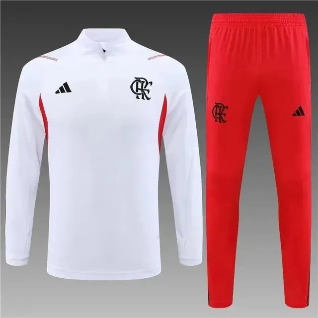 Adidas Flamengo Training Set White/Red