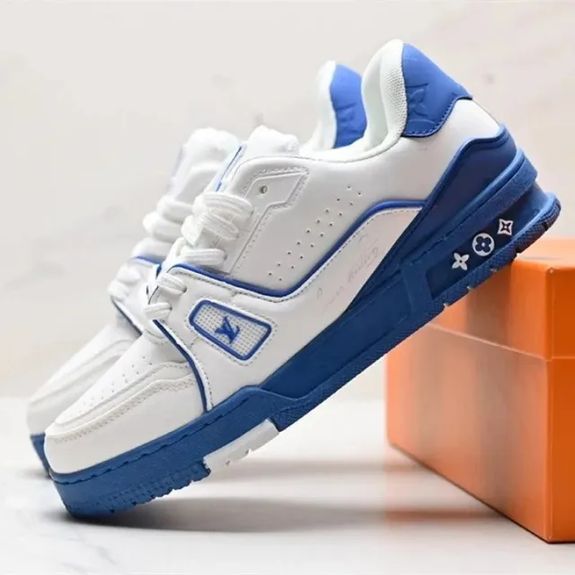 Louis Vuitton LV Trainer White and Blue