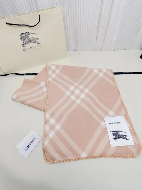 Burberry Classic Check Scarf Pale Pink Check
