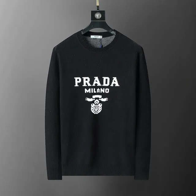 Knit Sweater PRADA MILANO Logo