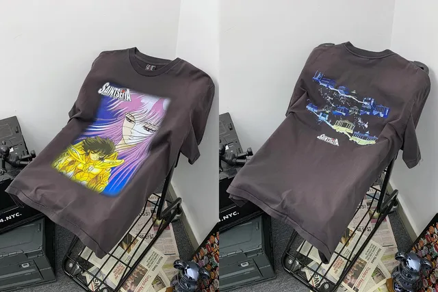 Marvel Saint Seiya Graphic Tee Anime Print