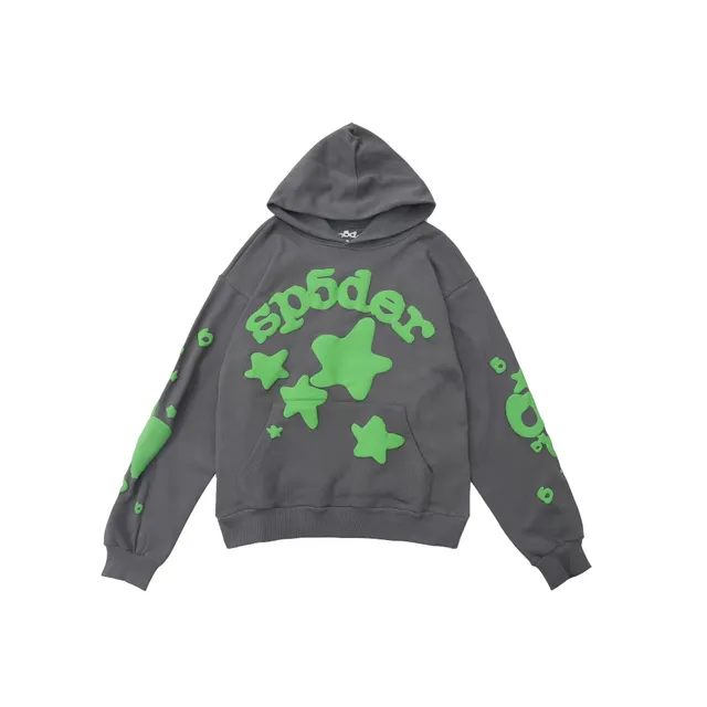 Sp5der Hoodie Star Logo Appliqué